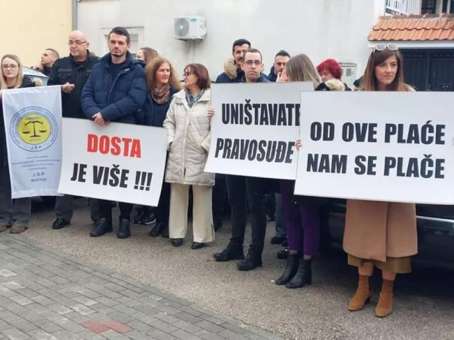 Mostar je danas centar radničkog nezadovoljstva